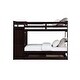 preview thumbnail 2 of 1, ACME Allentown Twin/Twin Bunk Bed with Storage Ladder and Trundle in Espresso