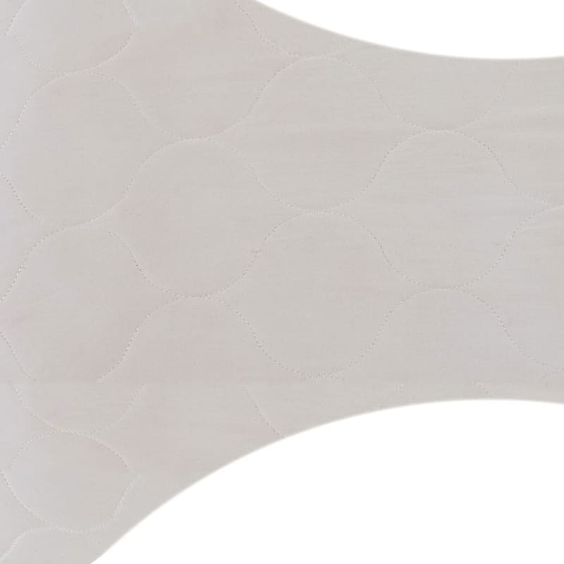 HomeRoots Cotton Wool Hypoallergenic Ergonomic Queen Size Bed Pillow - Ivory