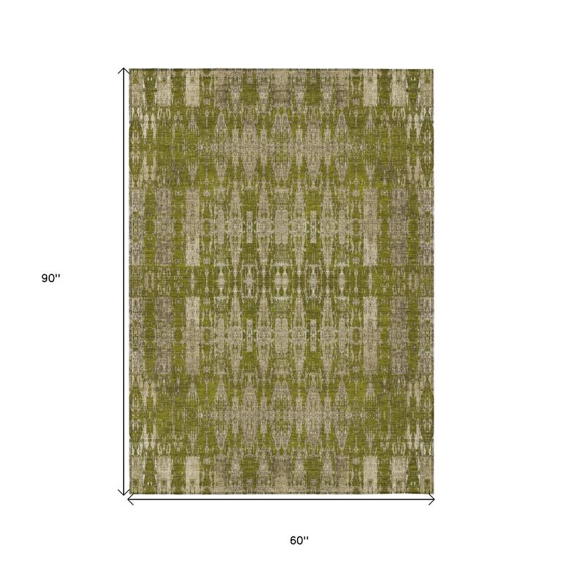 HomeRoots Moroccan Transitional Rectangle Outdoor Rug