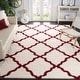 preview thumbnail 7 of 23, SAFAVIEH Dallas Shag Giusy Trellis 1.5-inch Thick Rug