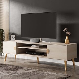 Manhattan Comfort Haley 70.9" Mid-Century Modern TV Stand
