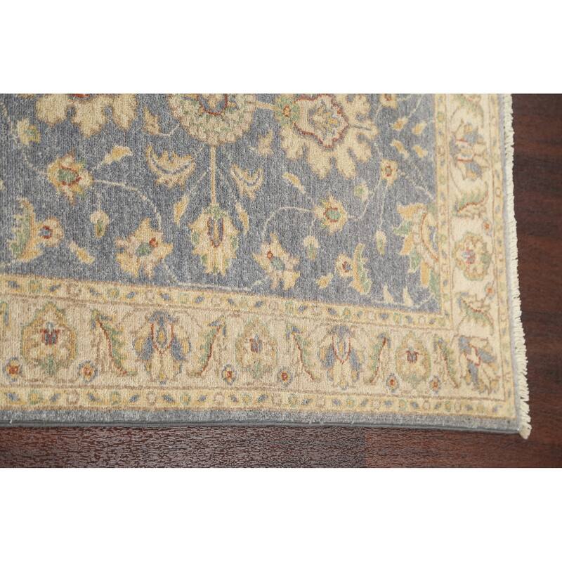 Peshawar Chobi Oriental Vegetable Dye Wool Runner Rug Hand-knotted - 2'10" x 9'9"