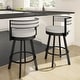 preview thumbnail 25 of 102, Amisco Browser Swivel Bar Stool