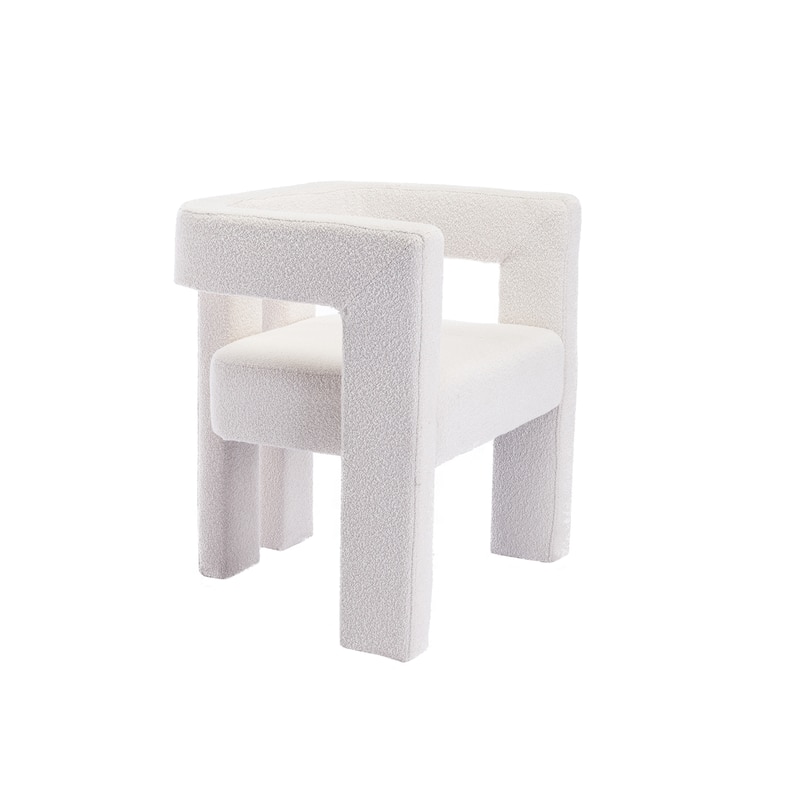Fabric Upholstered Accent Dining Chair for Kitchen 2PCS