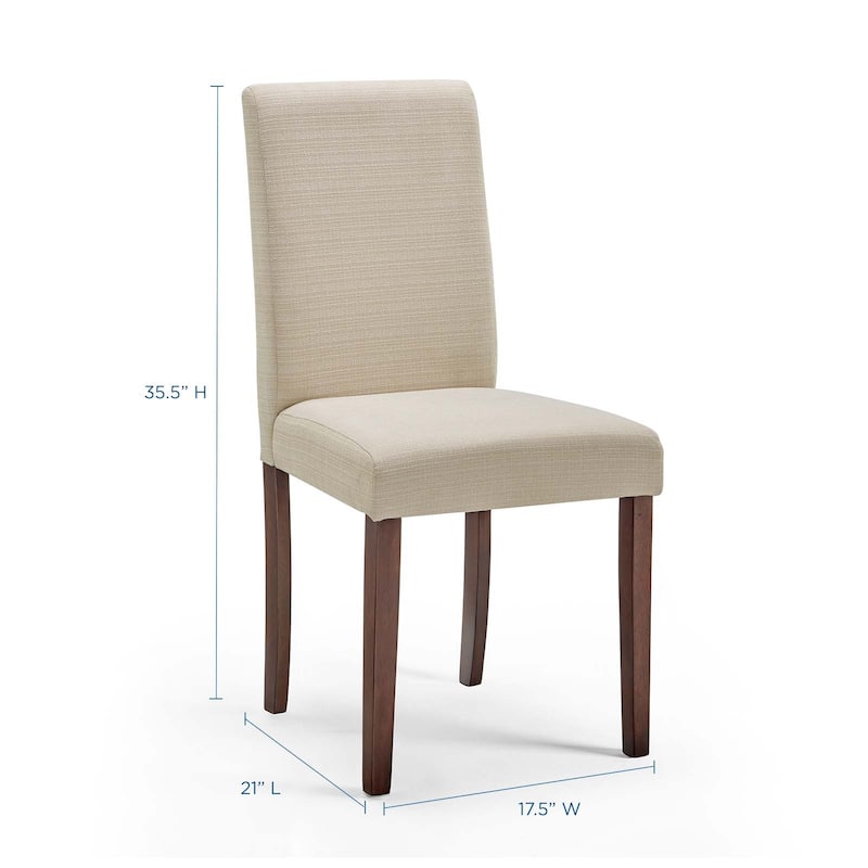 Copper Grove Piskent Upholstered Armless Side Chairs (Set of 2)