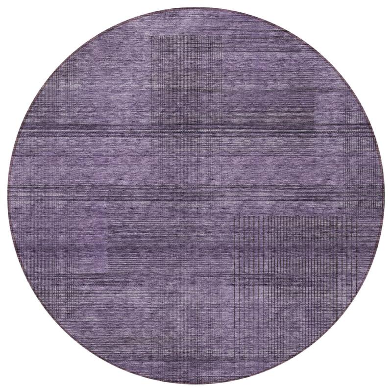 HomeRoots Striped Transitional Rectangle Outdoor Rug