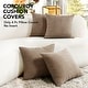 preview thumbnail 68 of 90, Deconovo Throw Pillow Covers, Corduroy Striped Decorative Covers, Set of 4