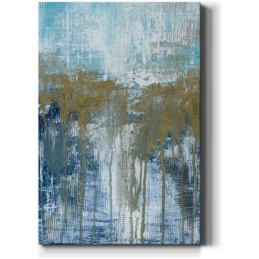 Gold with Rust Contemporary Abstract Wall Art Paintings