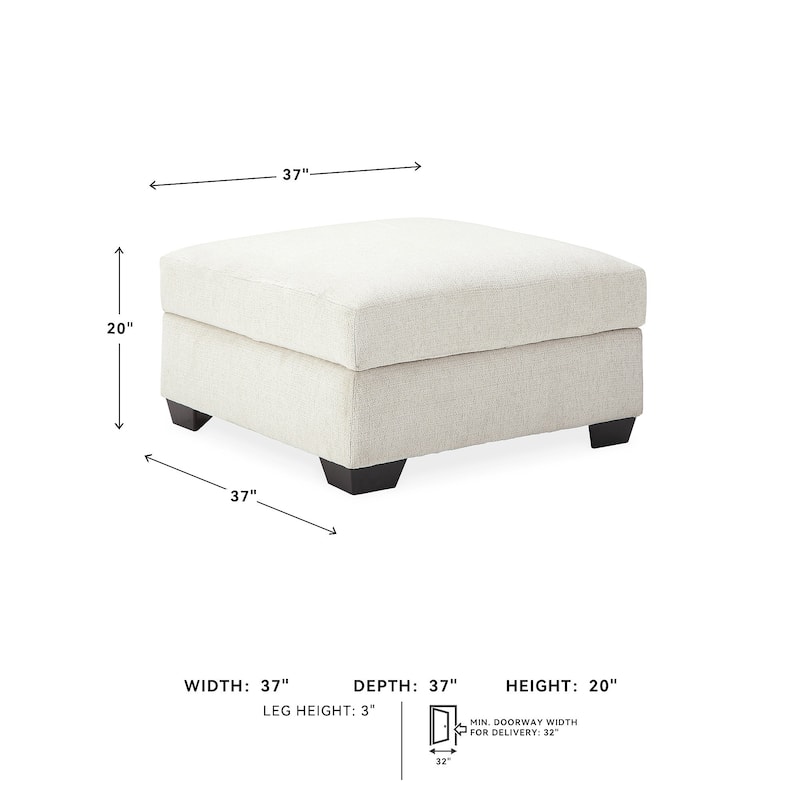Ashley Furniture Cambri White Storage Ottoman