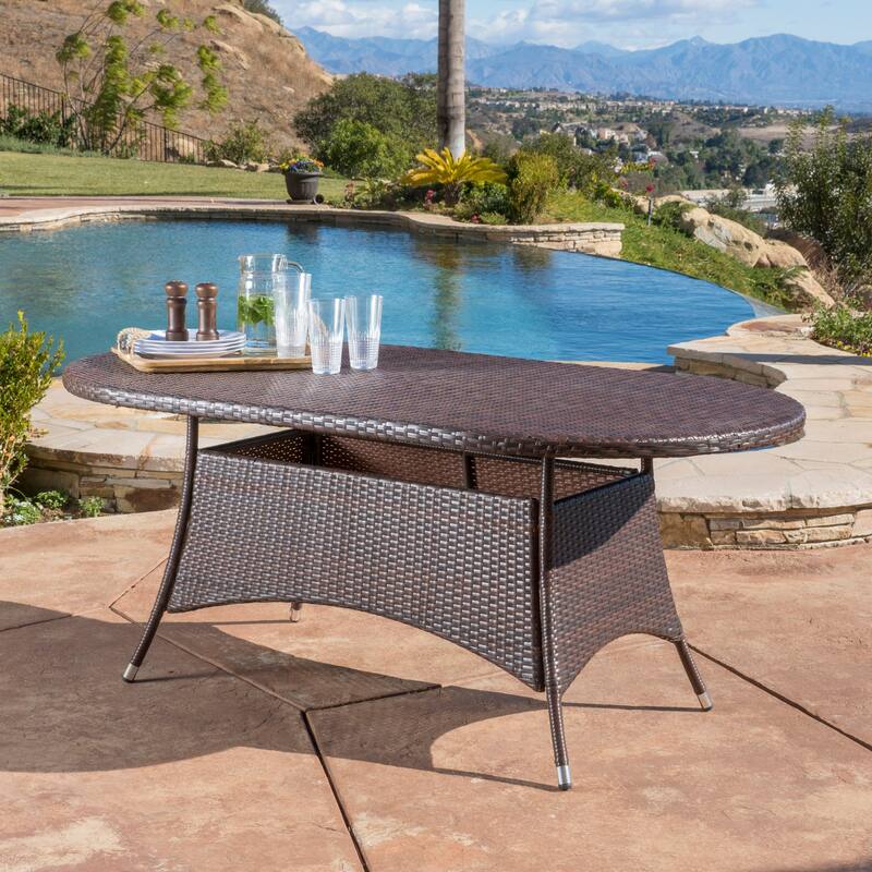 Corsica oval dining table