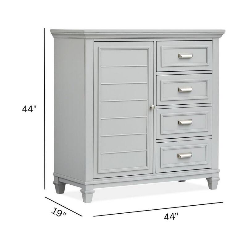 Magnussen Home Charleston Harbor Gray Grey Door Chest