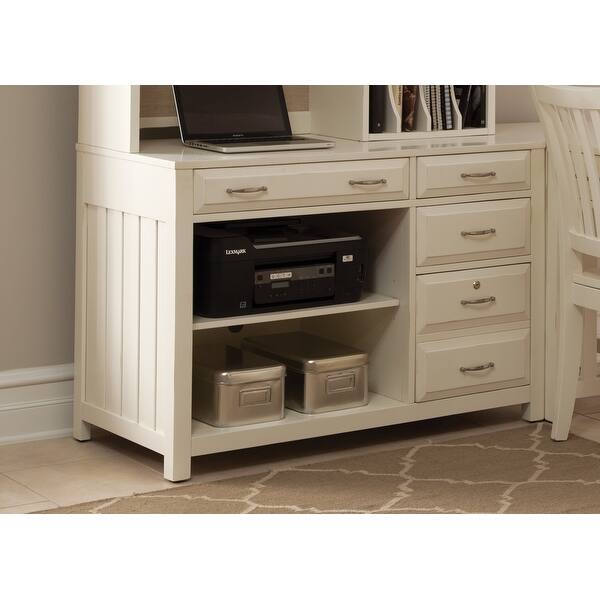 Liberty Hampton Bay White Computer Credenza Overstock 18107626
