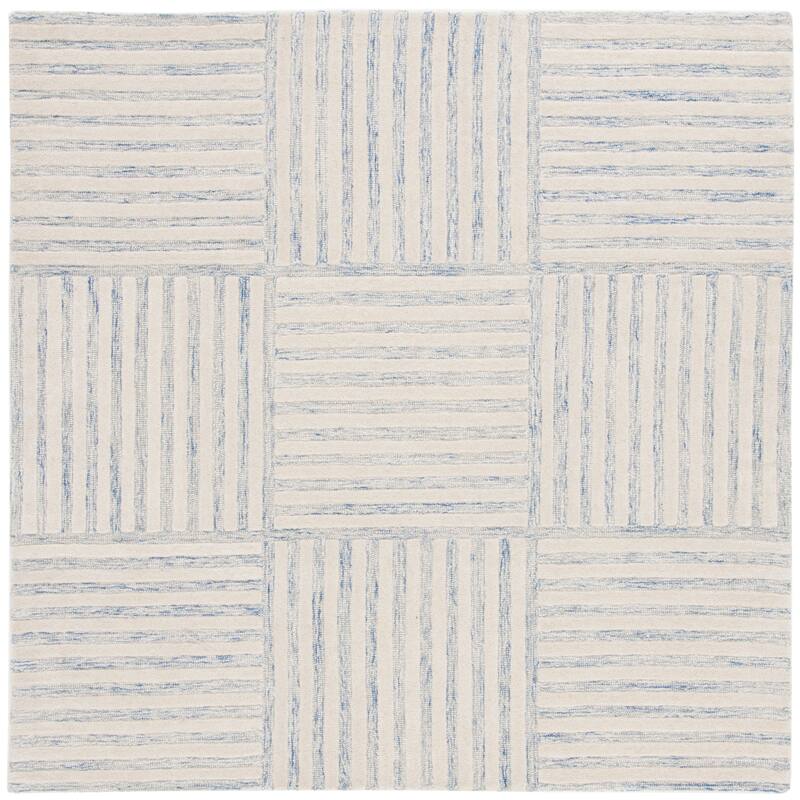 SAFAVIEH Handmade Metro Mavluda Stripe Wool Rug