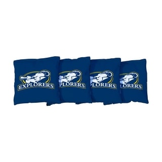 Blue La Salle University Explorers Cornhole Bags