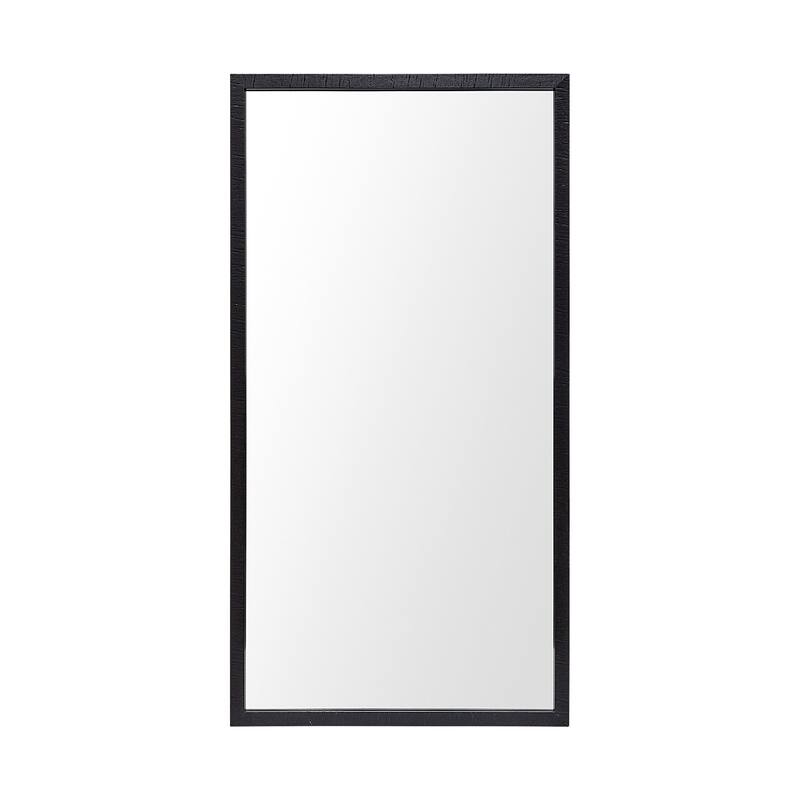 HomeRoots 42" Black Framed Bathroom Vanity Mirror - 21.50 in. x 41.50 in. x 1.75 in.