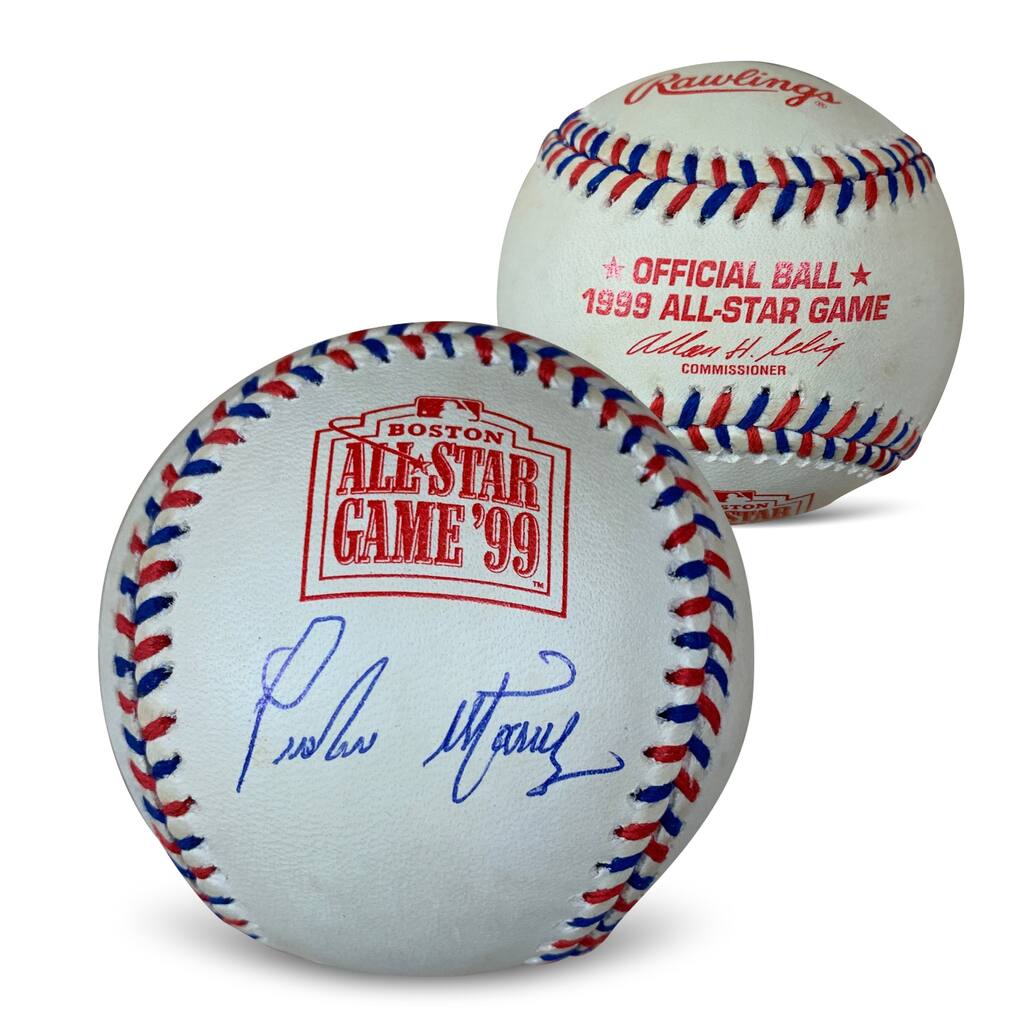 Pedro Martinez Autographed 1999 All Star Game Signed Baseball Beckett COA With UV Display Case - 8'6" x 11'6"