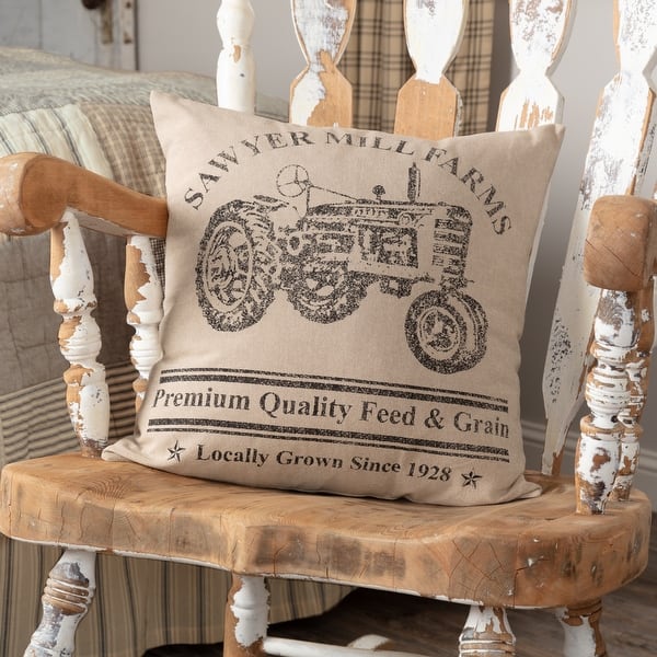 Shop Sawyer Mill Tractor Pillow On Sale Overstock 25602328