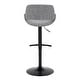 preview thumbnail 44 of 144, Silver Orchid Svellingen Adjustable Bar Stool with Rounded T Footrest - Set of 2