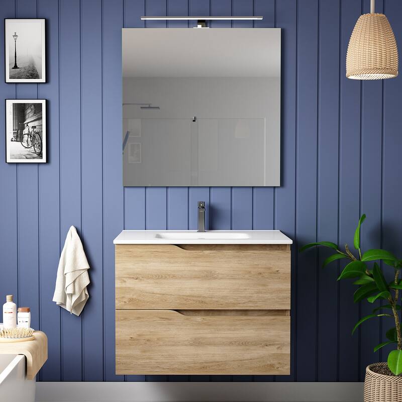 WS Bath Collections Menta C80 Menta 32" Wall Mounted Single Basin