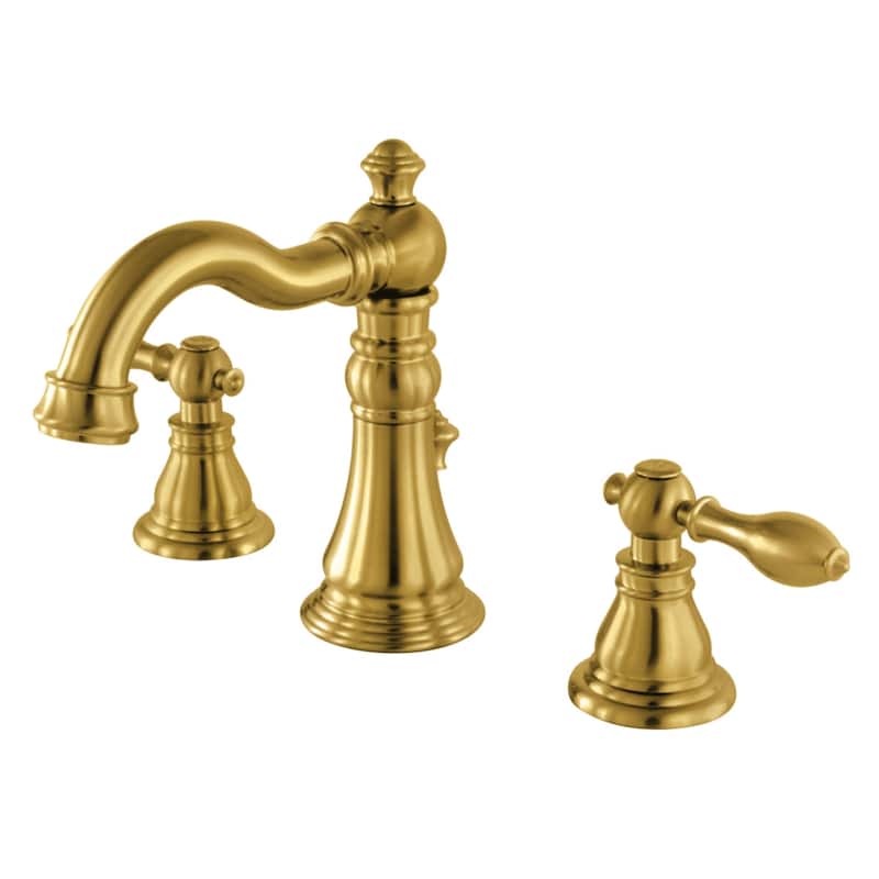 American Classic Widespread Bathroom Faucet - Brushed Brass