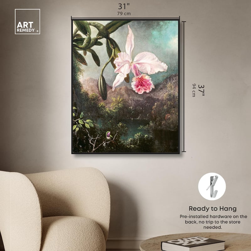 Orchid Blossoms 1873 Canvas by Art Remedy