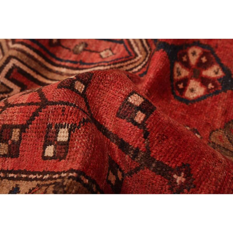 ECARPETGALLERY Hand-knotted Konya Anatolian Red Wool Rug - 4'4 x 10'3