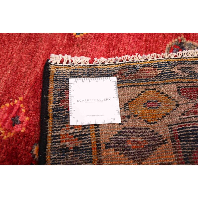 ECARPETGALLERY Hand-knotted Konya Anatolian Red Wool Rug - 4'4 x 6'8