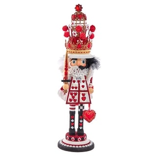 Kurt Adler 18" Hollywood Nutcracker - Red & Green With Presents Crown | Glitter & Rhinestone Holiday Decor - View #11