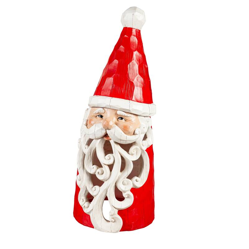 26 in. Santa With Hat LED Décor - Multicolor