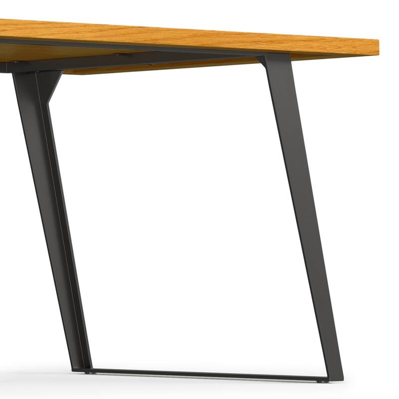 WyndenHall Mitchell 66 inch x 40 inch Rectangle Modern Industrial Dining Table - 66 inches wide