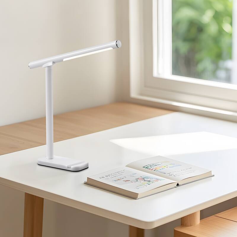 Starsky 1-Light Rechargeable Wireless LED Dimmable Desk Lamp