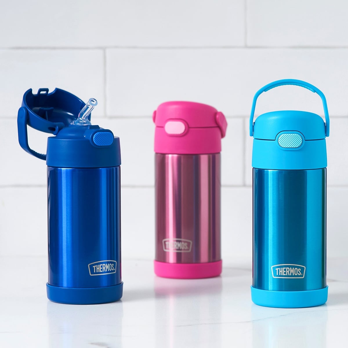 Thermos 12 oz. Kid's Funtainer Insulated Stainless Steel Water Bottle - Bed  Bath & Beyond - 19892582