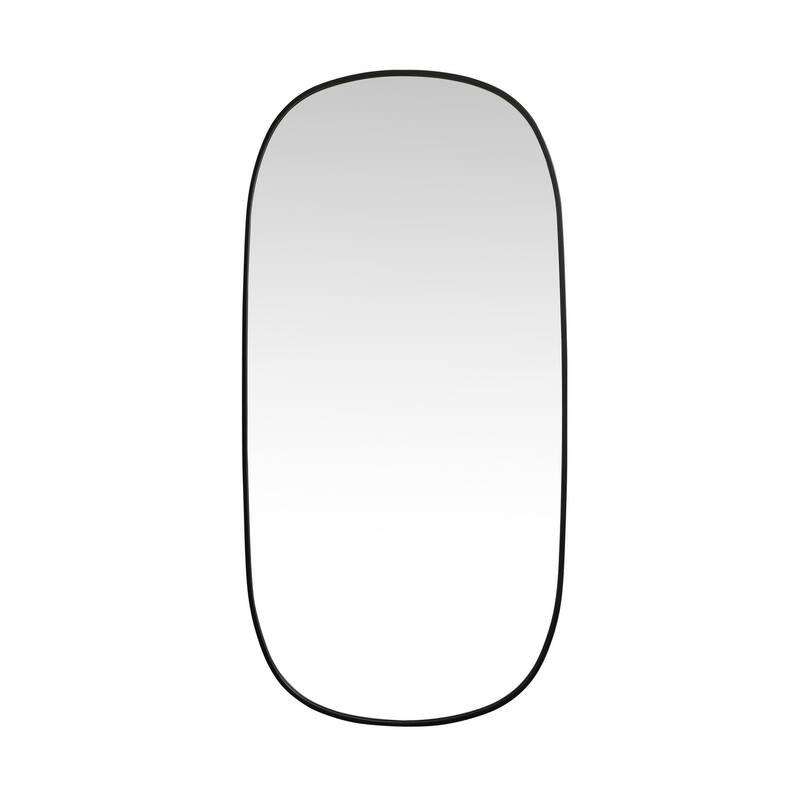 Elegant Lighting MR2B3060 Brynn 30" W x 60" H Oval Framed Bathroom - Black