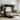 Queen Size Wood Murphy Bed with Desk, Vanity, and Cabinets