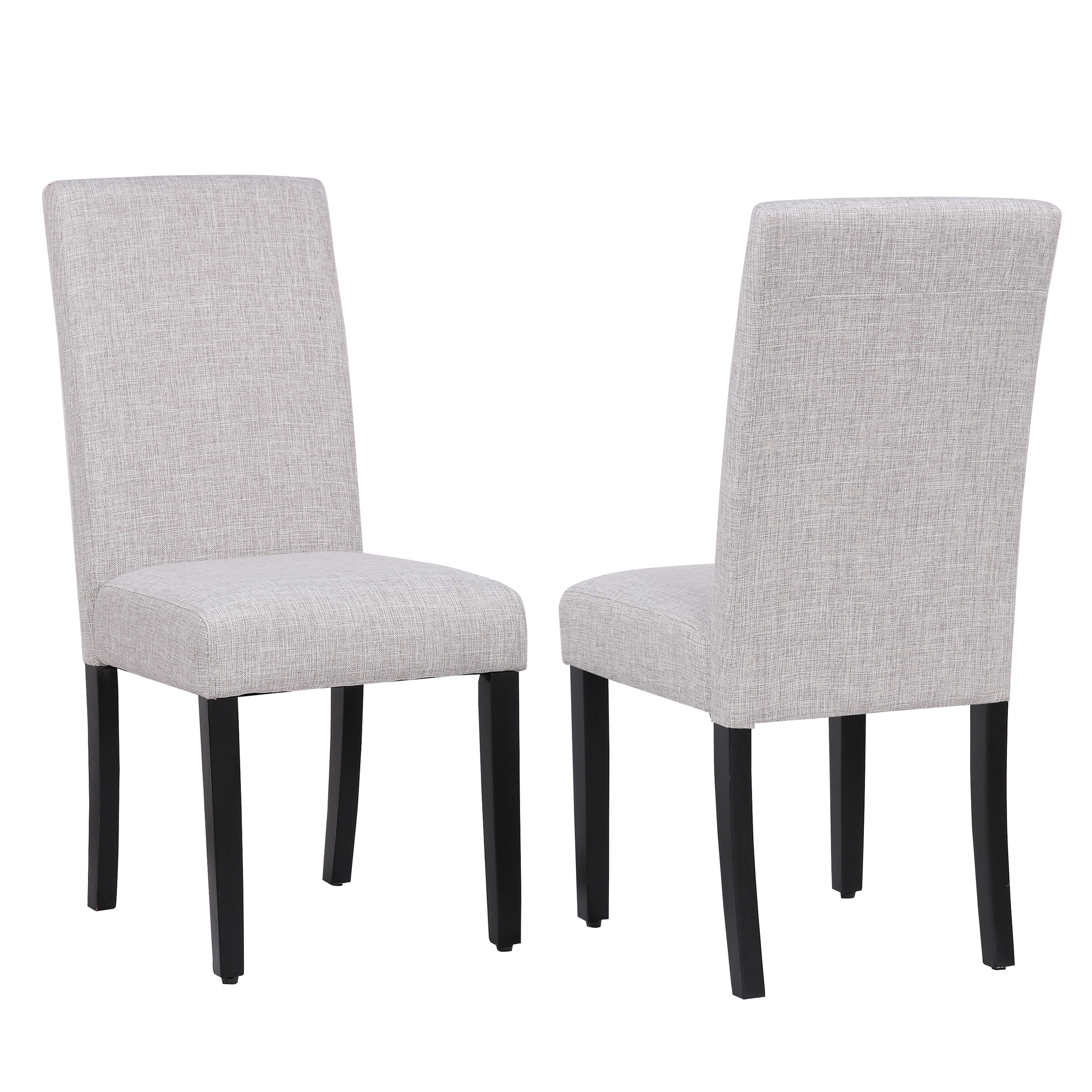 Grandview Upholstered Linen Fabric Dining Chair (Set of 2) - Picture 13 of 20