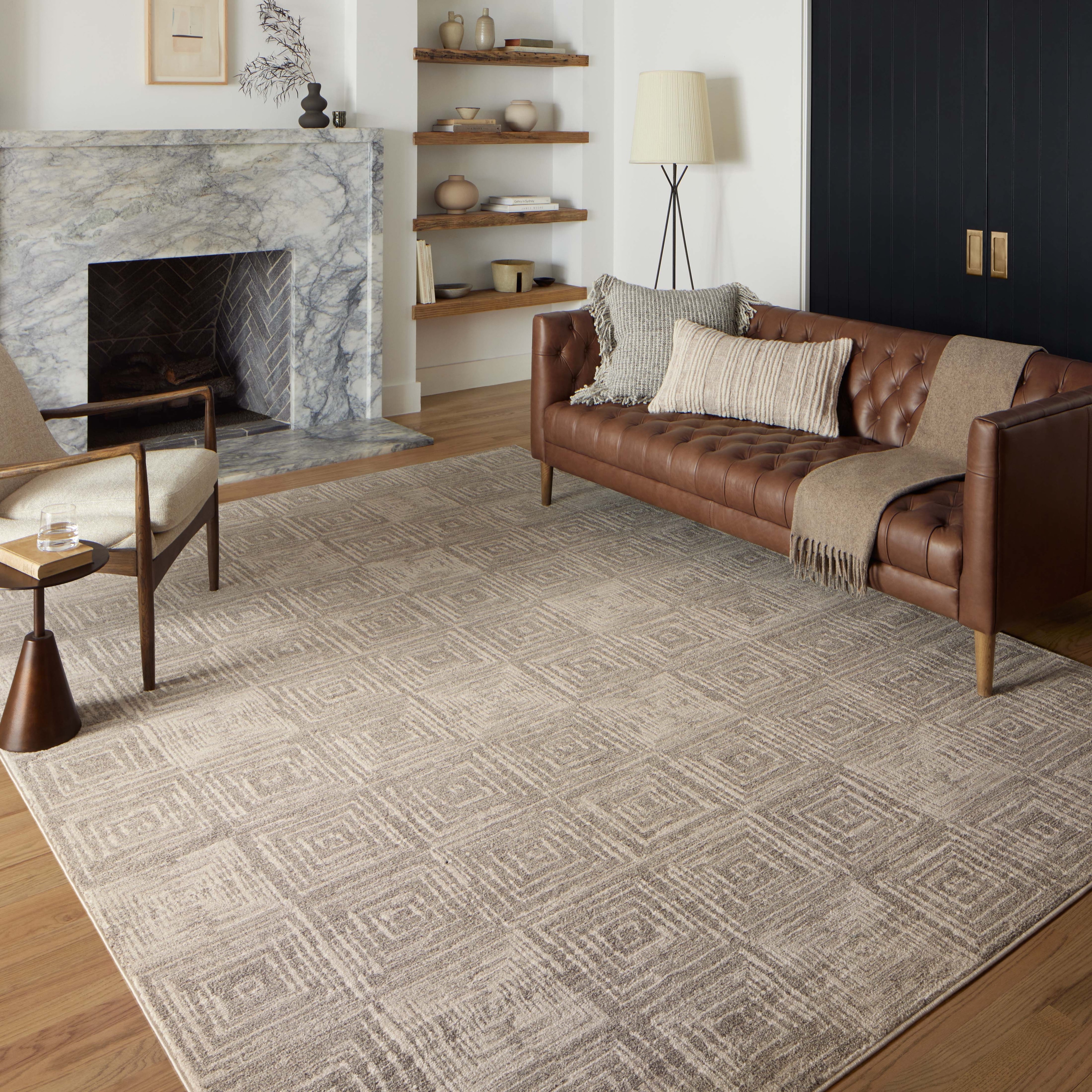 Alexander Home Harrison Industrial Geometric Area Rug