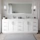 Option White / Giotto Quartz Top / Brushed Nickel