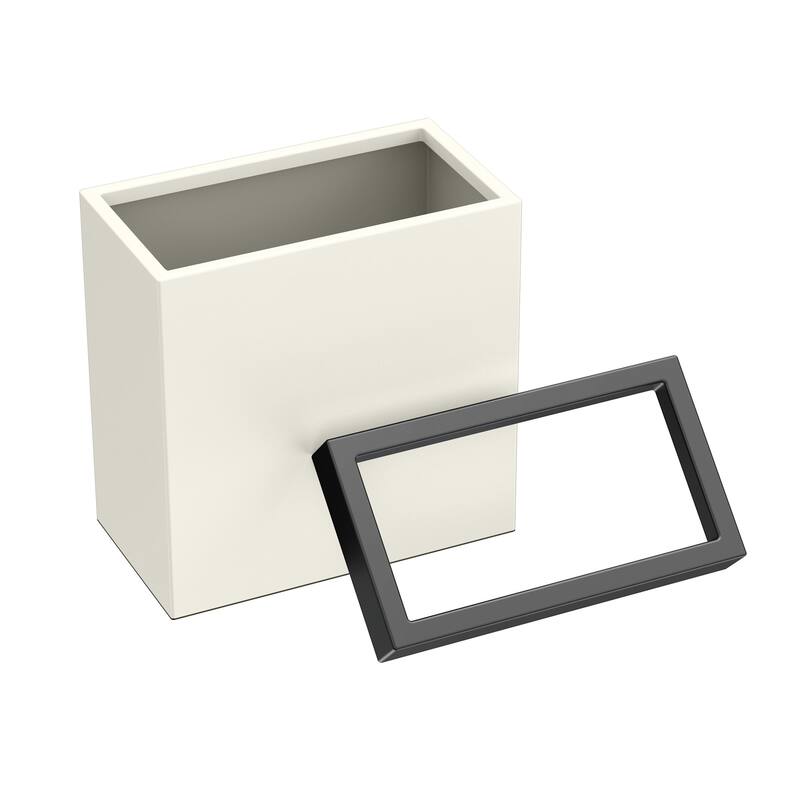 Gatco 11-1/4" Stainless Steel Rectangular Waste Basket