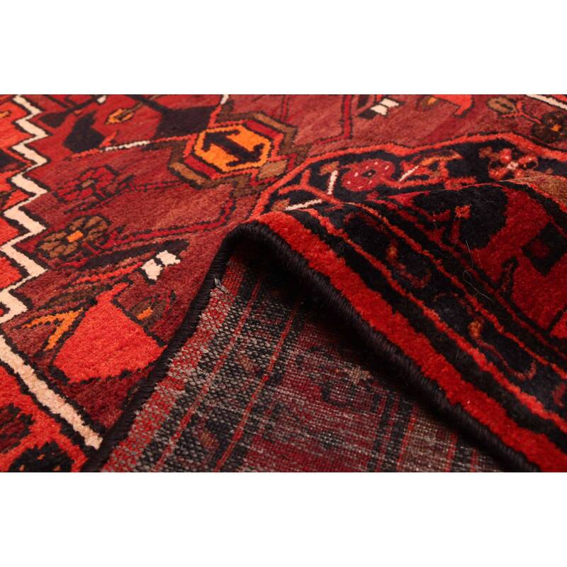 ECARPETGALLERY Hand-knotted Andelz Light Red Wool Rug - 3'8 x 6'7