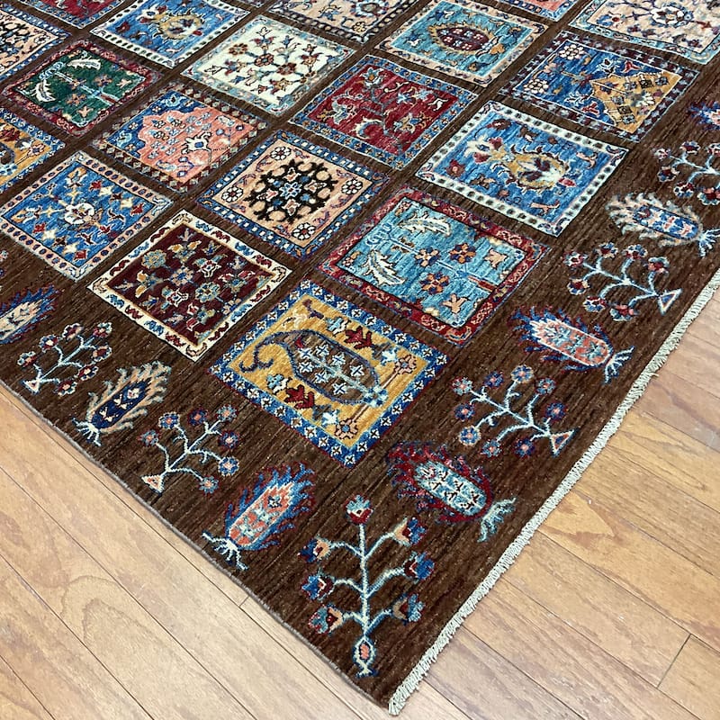 HERAT ORIENTAL Handmade Afghan Mogul Design Wool Rug - 5'6" x 8'