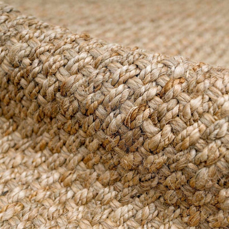 Hauteloom Jute Rug Collection - Natural Fiber Jute Farmhouse Area Rug