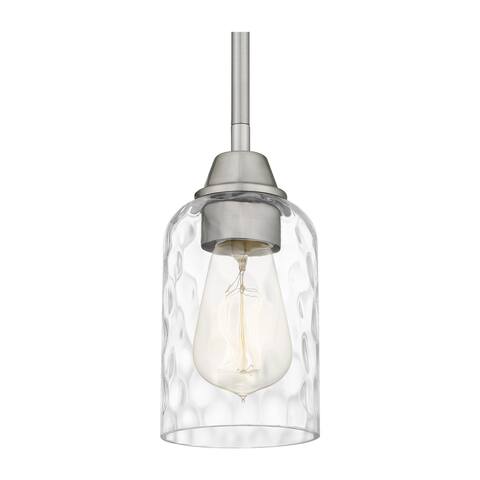 Acacia 1-Light Brushed Nickel Mini Pendant