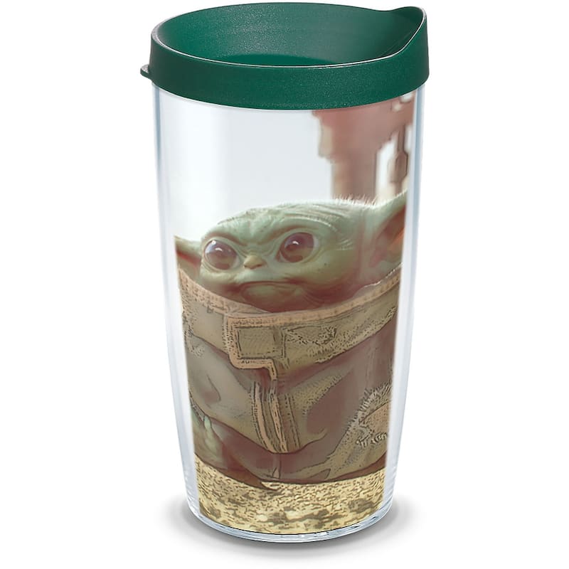 Tervis Star Wars - The Mandalorian Child Made in USA Double Walled Insulated Travel Tumbler, Classic