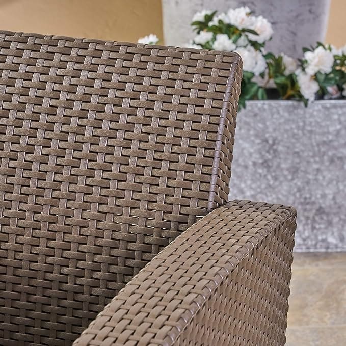 Chenille Lounge Chair with Thick Cushion & Armrests