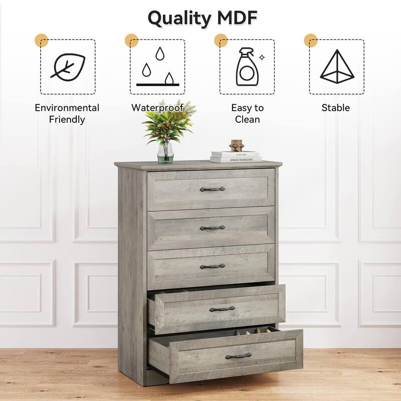 Dresser for Bedroom with 5/6 Drawers