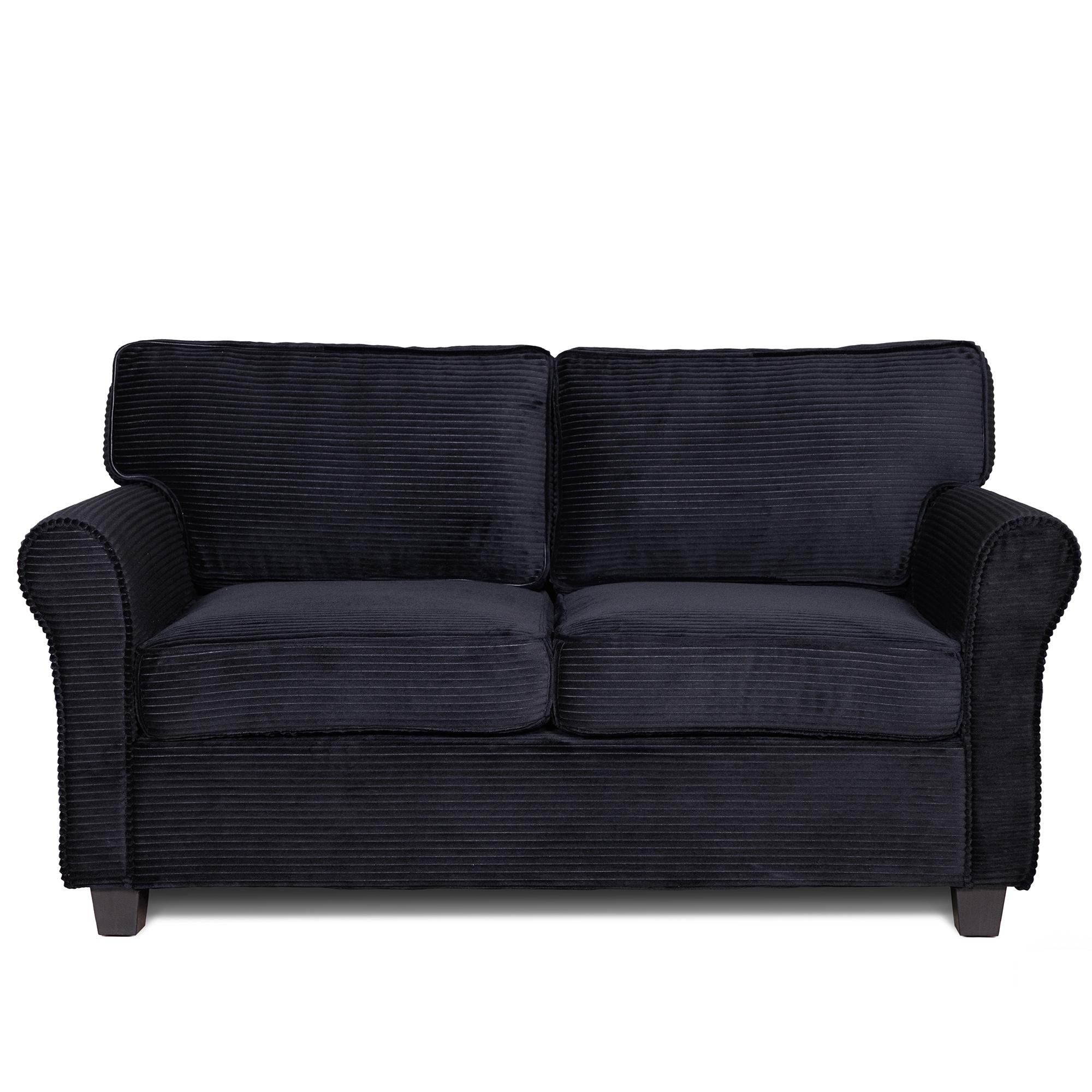 Modern 2-Seater Sofa,Padded Armrests