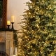 preview thumbnail 17 of 19, Glitzhome 11ft Pre-Lit Realistic Green Full Fir Artificial Christmas Tree with 3200 Lights & Foot Pedal