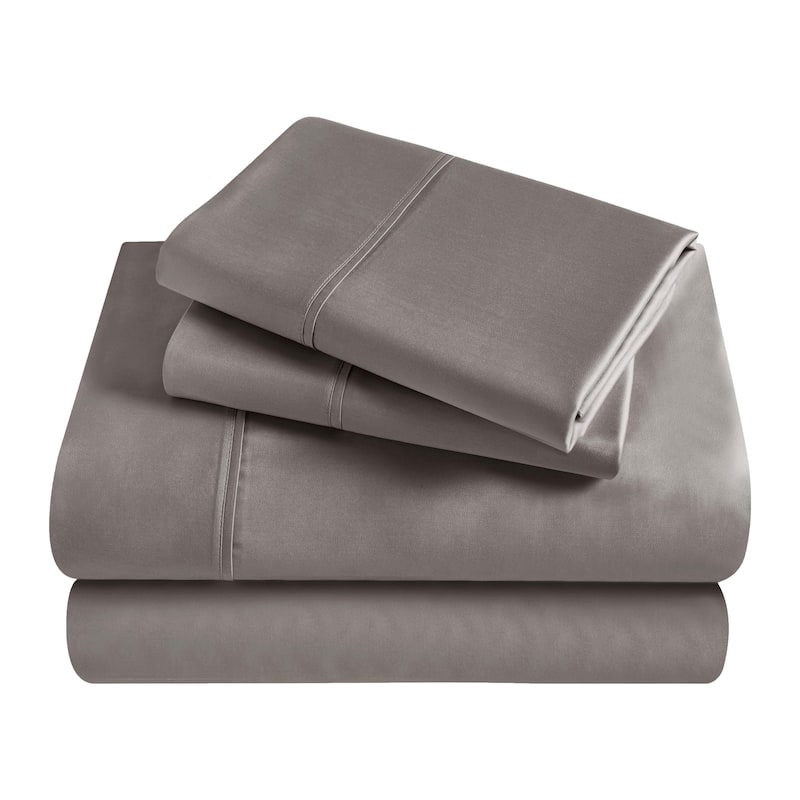 Superior Egyptian Cotton 300 Thread Count Solid Deep Pocket Sheet Set