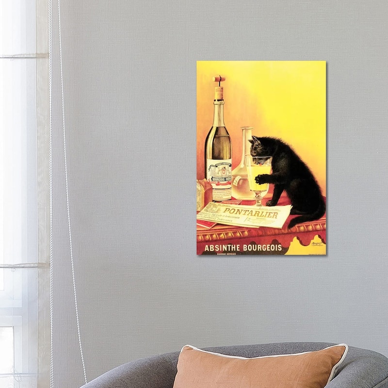 iCanvas "Absinthe Bourgeois" by Vintage Apple Collection Canvas Print - 26x18x1.5