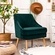 preview thumbnail 27 of 34, Costway Accent Chair Velvet Upholstered Single Sofa with Rubber Wood - 27'' x 25'' x 30''